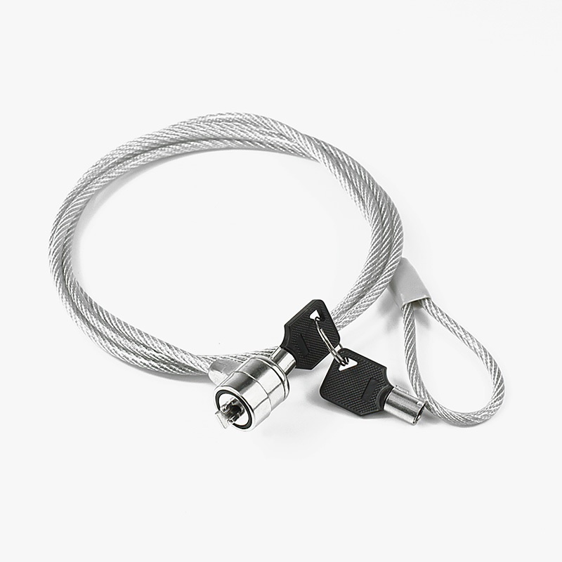 Laptop Lock with Key or Combination for USB, Nano, Kensington, Wedge Slot